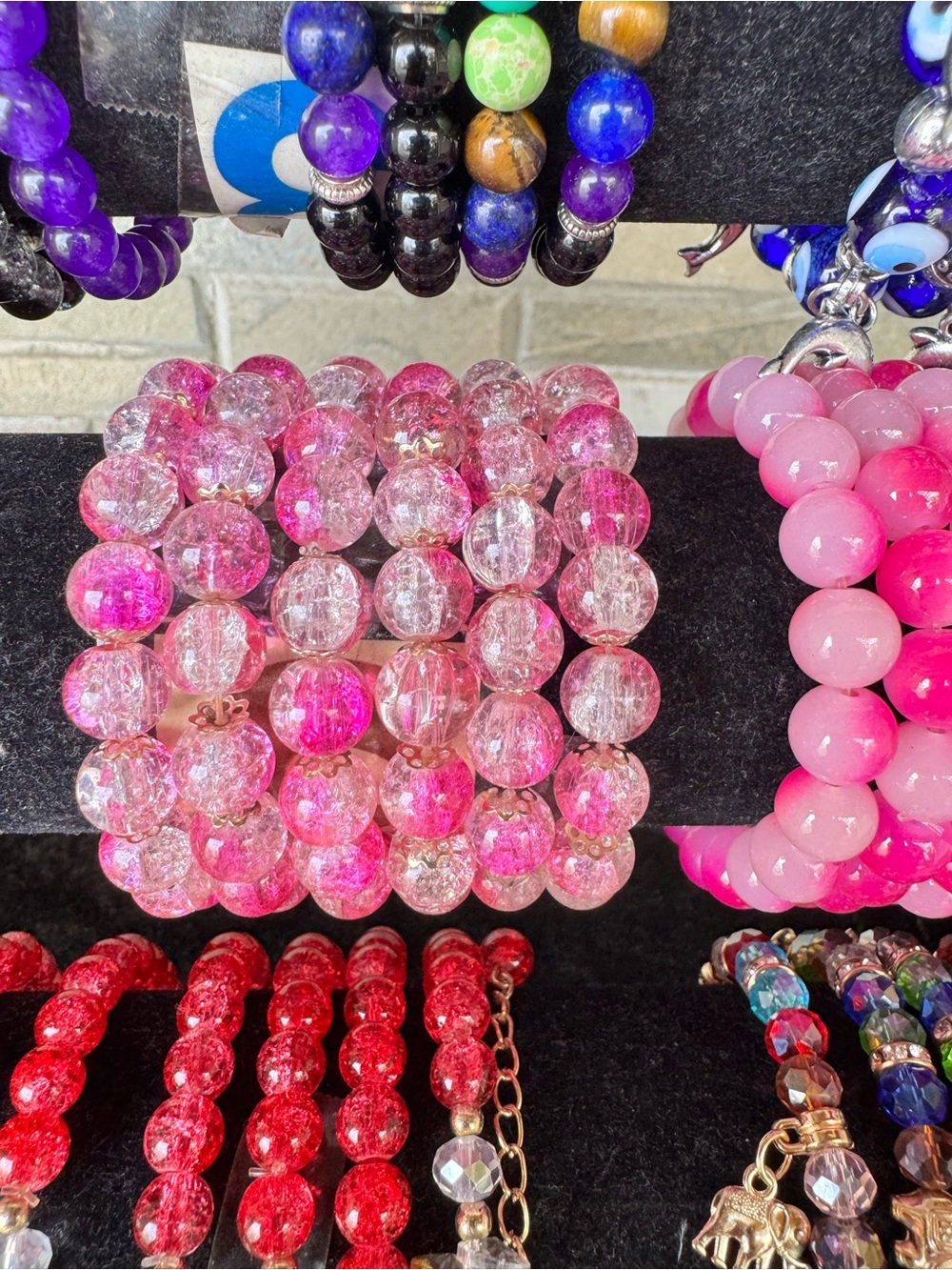 Assorted Beaded Stretch Bracelets - Multicolor Set - Picture 6 of 9